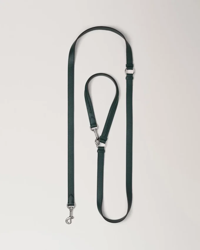 Crossbody Dog Leash Mulberry Green Small Classic Grain Crossbody Dog Leash Mulberry Green Small Classic Grain
