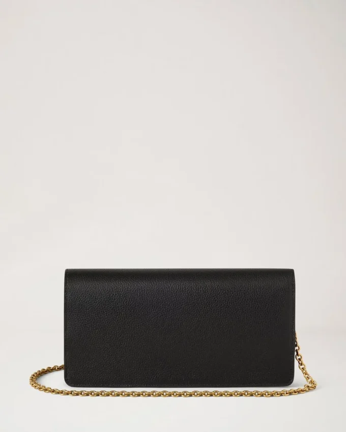 Darley Clutch Black Small Classic Grain Women Darley Clutch Black Small Classic Grain Women