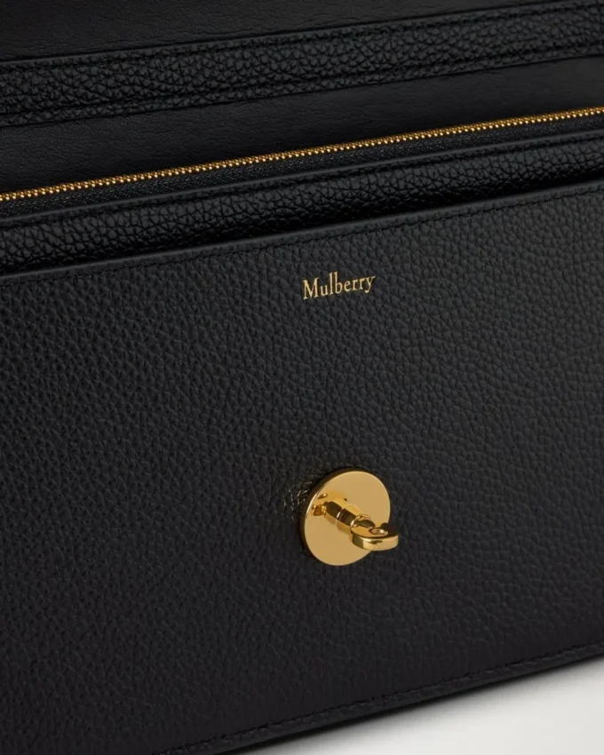Darley Clutch Black Small Classic Grain Women Darley Clutch Black Small Classic Grain Women