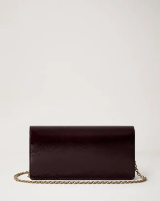 Darley Clutch Deep Aubergine Patent Women