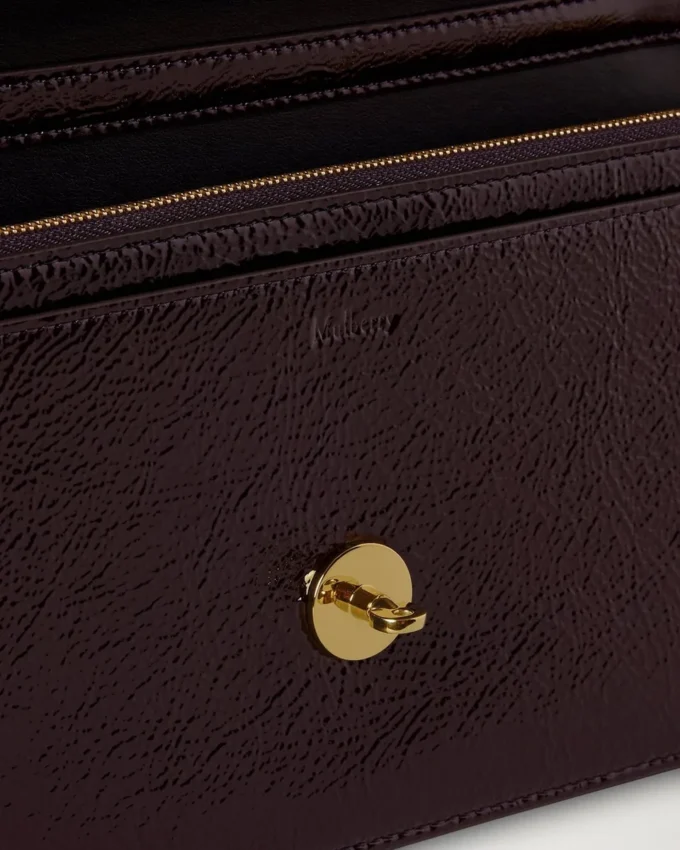 Darley Clutch Deep Aubergine Patent Women Darley Clutch Deep Aubergine Patent Women