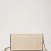Darley Clutch Ecru & Bright Oak Raffia & Leather Trim Darley Clutch Ecru & Bright Oak Raffia & Leather Trim