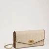 Darley Clutch Ecru & Bright Oak Raffia & Leather Trim Darley Clutch Ecru & Bright Oak Raffia & Leather Trim