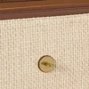 Darley Clutch Ecru & Bright Oak Raffia & Leather Trim Darley Clutch Ecru & Bright Oak Raffia & Leather Trim