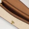 Darley Clutch Ecru & Bright Oak Raffia & Leather Trim Darley Clutch Ecru & Bright Oak Raffia & Leather Trim