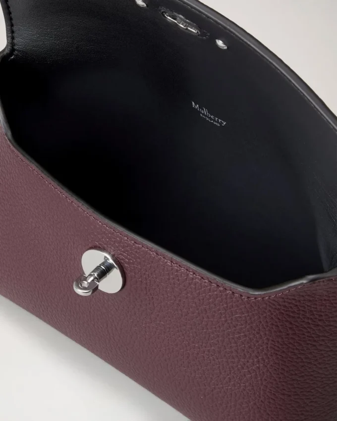 Darley Cosmetic Pouch Black Cherry Small Classic Grain Darley Cosmetic Pouch Black Cherry Small Classic Grain