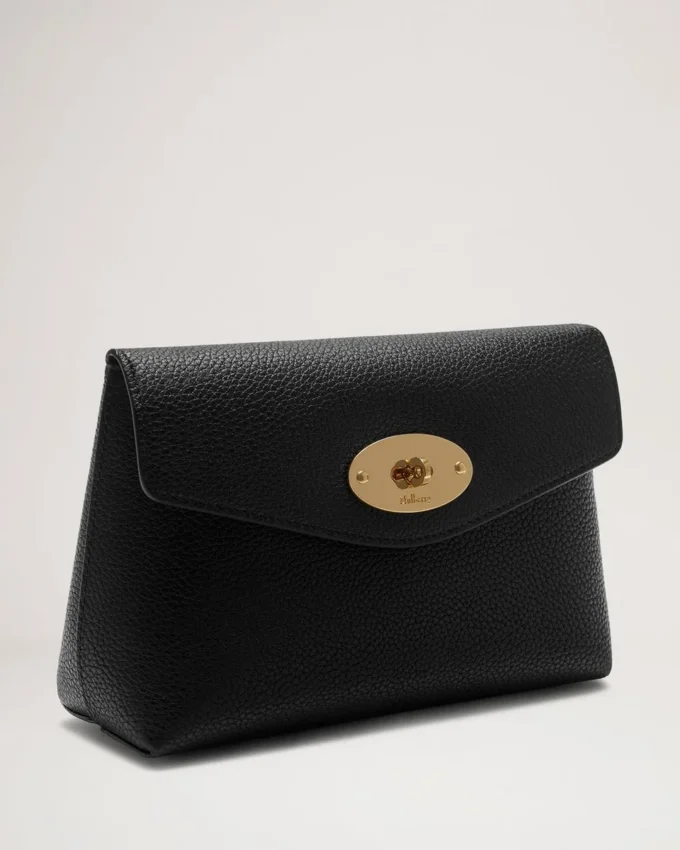 Darley Cosmetic Pouch Black Small Classic Grain Darley Cosmetic Pouch Black Small Classic Grain