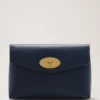Darley Cosmetic Pouch Bright Navy Small Classic Grain Darley Cosmetic Pouch Bright Navy Small Classic Grain