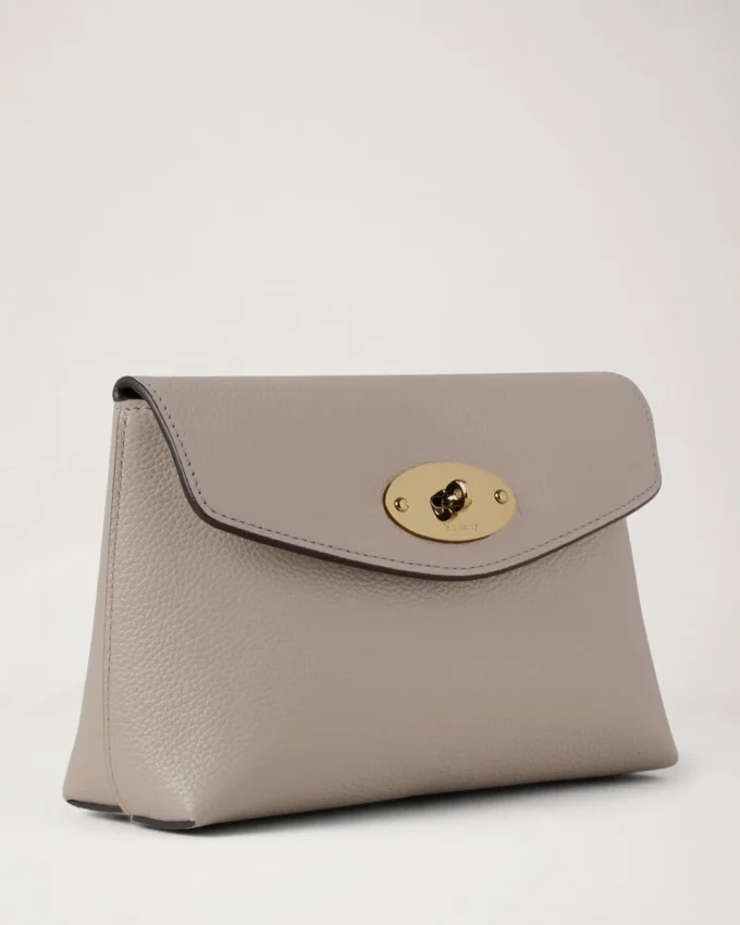 Darley Cosmetic Pouch Cashmere Taupe Small Classic Grain Darley Cosmetic Pouch Cashmere Taupe Small Classic Grain