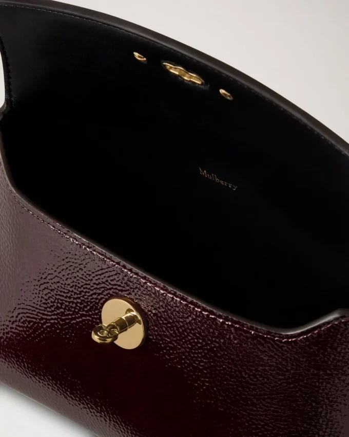 Darley Cosmetic Pouch Deep Aubergine Patent Women