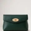 Darley Cosmetic Pouch Mulberry Green Heavy Grain Darley Cosmetic Pouch Mulberry Green Heavy Grain