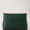 Darley Cosmetic Pouch Mulberry Green Heavy Grain Darley Cosmetic Pouch Mulberry Green Heavy Grain