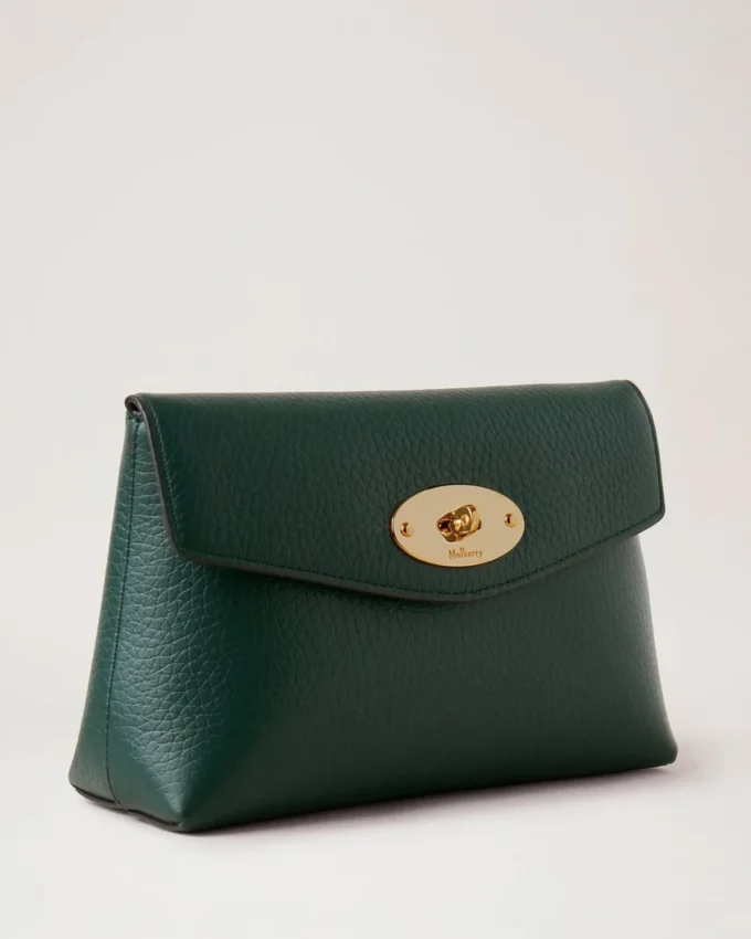 Darley Cosmetic Pouch Mulberry Green Heavy Grain Darley Cosmetic Pouch Mulberry Green Heavy Grain