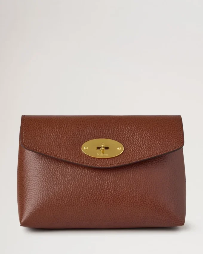 Darley Cosmetic Pouch Oak Small Classic Grain Women Darley Cosmetic Pouch Oak Small Classic Grain Women