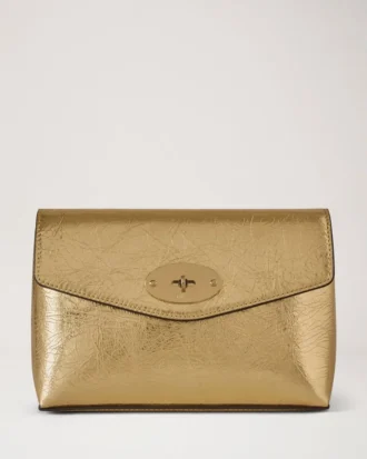 Darley Cosmetic Pouch Somerset Gold Grainy Metallic