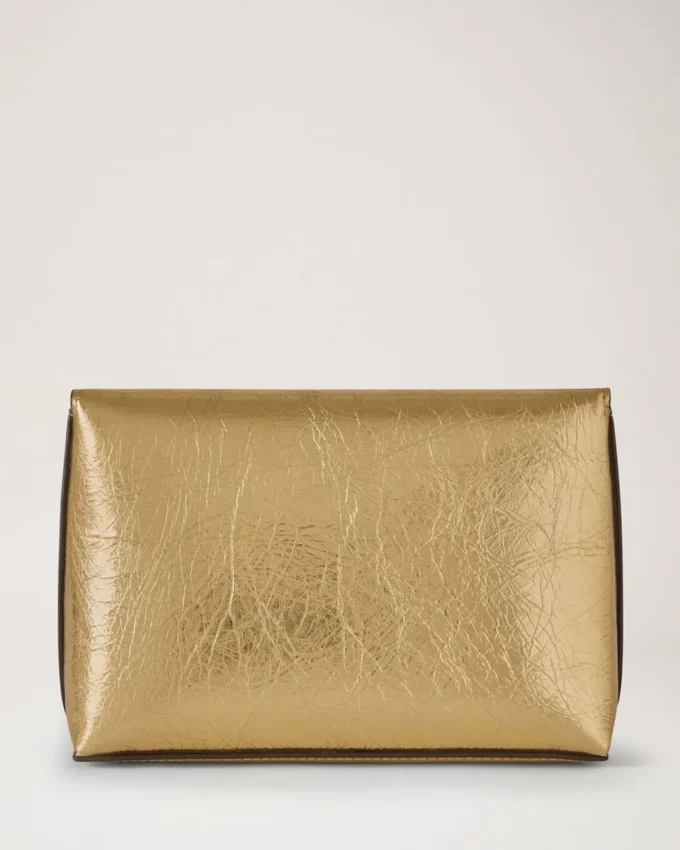 Darley Cosmetic Pouch Somerset Gold Grainy Metallic Darley Cosmetic Pouch Somerset Gold Grainy Metallic