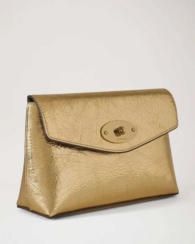 Darley Cosmetic Pouch Somerset Gold Grainy Metallic Darley Cosmetic Pouch Somerset Gold Grainy Metallic