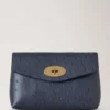 Darley Cosmetic Pouch Stormy Blue Ostrich Women Darley Cosmetic Pouch Stormy Blue Ostrich Women