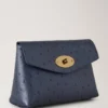 Darley Cosmetic Pouch Stormy Blue Ostrich Women Darley Cosmetic Pouch Stormy Blue Ostrich Women