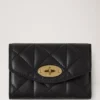 Darley Folded Multi-Card Wallet Black Quilted Nappa Darley Folded Multi-Card Wallet Black Quilted Nappa