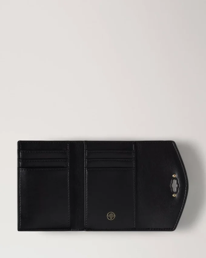 Darley Folded Multi-Card Wallet Black Quilted Nappa Darley Folded Multi-Card Wallet Black Quilted Nappa
