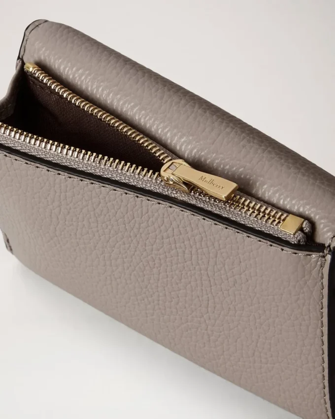 Darley Folded Multi-Card Wallet Cashmere Taupe Small Classic Grain Darley Folded Multi-Card Wallet Cashmere Taupe Small Classic Grain