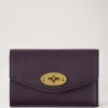 Darley Folded Multi-Card Wallet Deep Aubergine Small Classic Grain Darley Folded Multi-Card Wallet Deep Aubergine Small Classic Grain