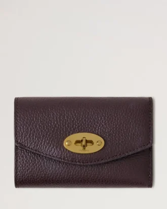 Darley Folded Multi-Card Wallet Ebony Small Classic Grain