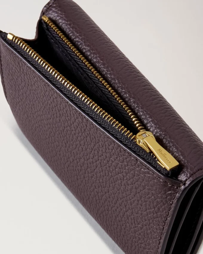 Darley Folded Multi-Card Wallet Ebony Small Classic Grain