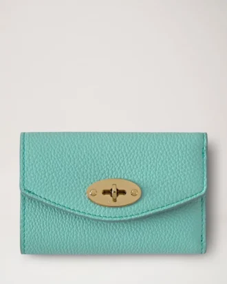 Darley Folded Multi-Card Wallet Marina Blue Small Classic Grain