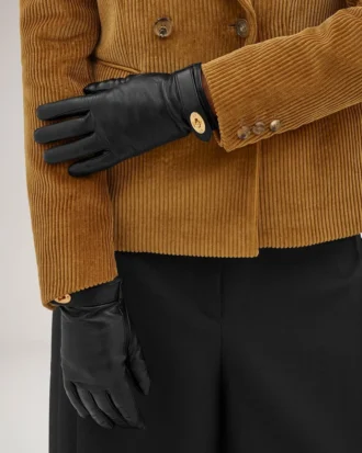 Darley Gloves Black Smooth Nappa Scarves & Hats Darley Gloves Black Smooth Nappa Scarves & Hats
