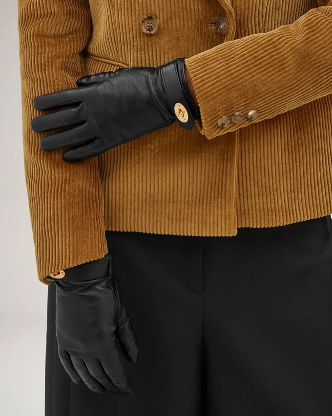 Darley Gloves Black Smooth Nappa Scarves & Hats Darley Gloves Black Smooth Nappa Scarves & Hats