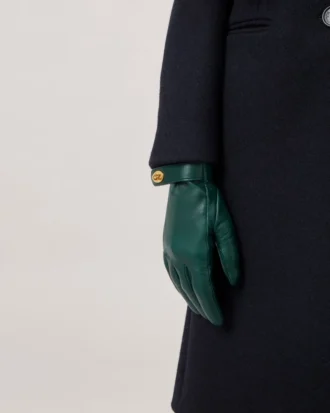 Darley Gloves Mulberry Green Smooth Nappa Darley