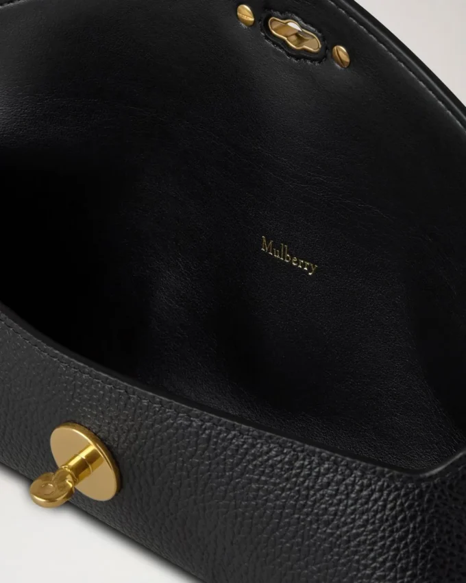 Darley Small Pouch Black Small Classic Grain Women Darley Small Pouch Black Small Classic Grain Women