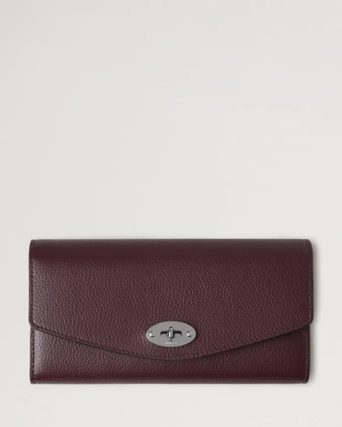 Darley Wallet Black Cherry Small Classic Grain Women Darley Wallet Black Cherry Small Classic Grain Women