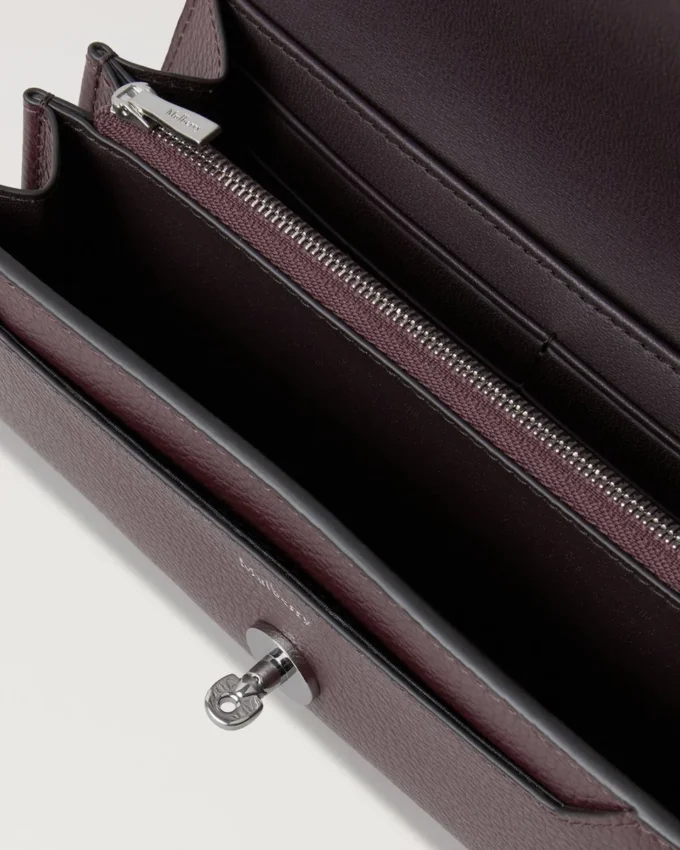 Darley Wallet Black Cherry Small Classic Grain Women Darley Wallet Black Cherry Small Classic Grain Women