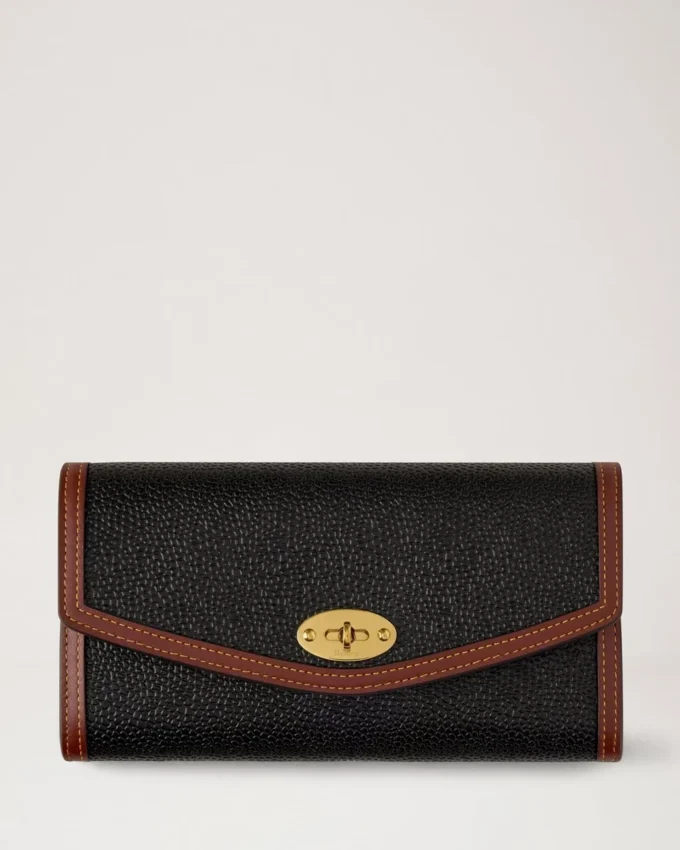 Darley Wallet Black & Cognac Bio-Based Scotchgrain