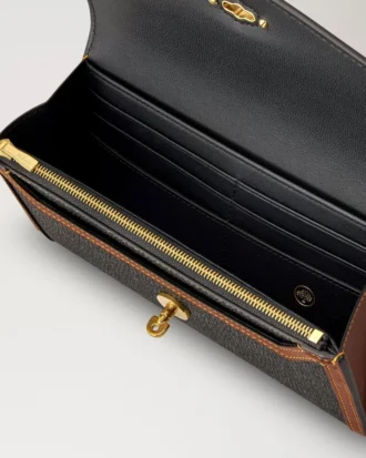 Darley Wallet Black & Cognac Bio-Based Scotchgrain