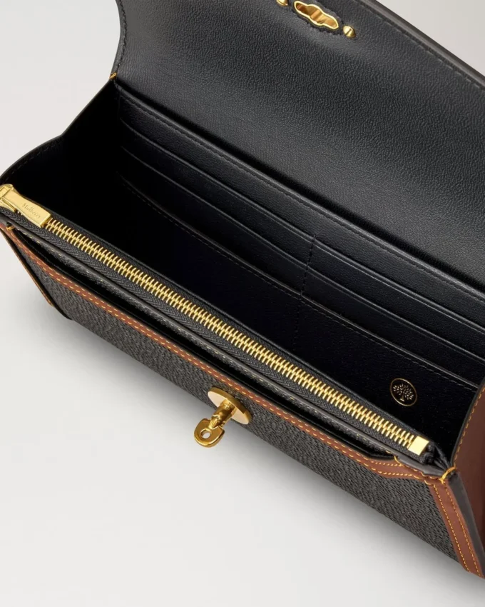 Darley Wallet Black & Cognac Bio-Based Scotchgrain