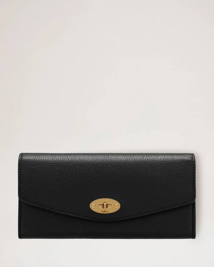 Darley Wallet Black Small Classic Grain Women Darley Wallet Black Small Classic Grain Women