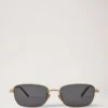 Ellis Sunglasses Charcoal Metal & Bio Acetate Women