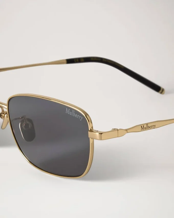 Ellis Sunglasses Charcoal Metal & Bio Acetate Women