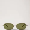 Ellis Sunglasses Mulberry Green Metal & Bio Acetate