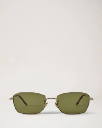 Ellis Sunglasses Mulberry Green Metal & Bio Acetate