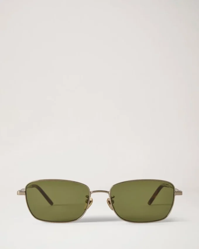 Ellis Sunglasses Mulberry Green Metal & Bio Acetate