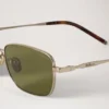 Ellis Sunglasses Mulberry Green Metal & Bio Acetate