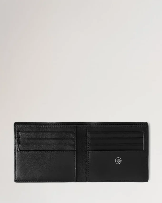 Farringdon 8 Card Wallet Black Small Pebble Grain Farringdon 8 Card Wallet Black Small Pebble Grain