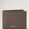 Farringdon Compact Bifold Wallet Taupe Brown Small Pebble Grain