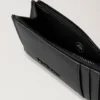 Farringdon Long Zipped Credit Card Holder Black Small Pebble Grain Farringdon Long Zipped Credit Card Holder Black Small Pebble Grain