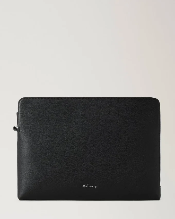 Farringdon Tech Folio Black Small Pebble Grain Women Farringdon Tech Folio Black Small Pebble Grain Women